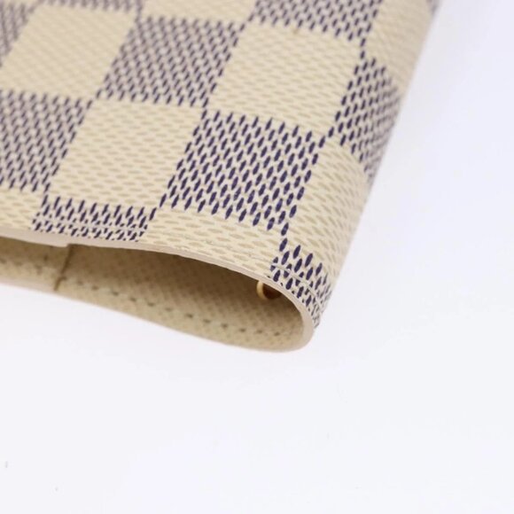 LOUIS VUITTON Damier Azur Agenda PM Day Planner Cover R20706 LV Auth 141555 - Picture 4 of 16